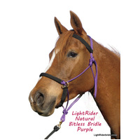 LightRider Bitless Bridle - Rope Natural